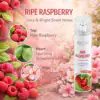 Ripe raspberry scent notes