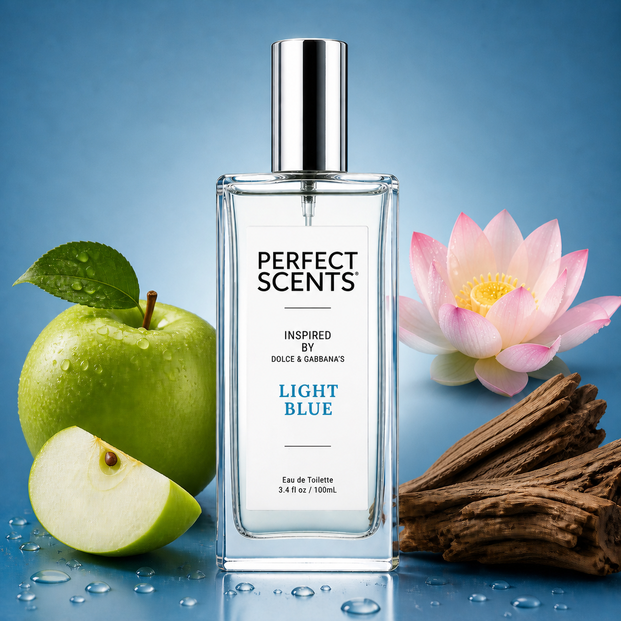 Perfect Scents Perfume | Inspired by D&G Light Blue | 3.4 oz. - Image 2