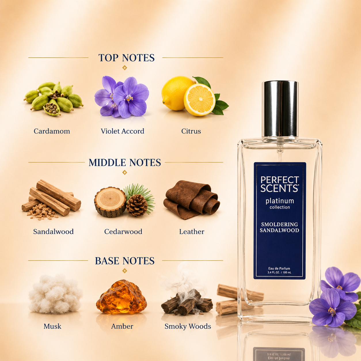 Perfect Scents Smoldering Sandalwood | Inspired by Le Labo's Santal 33 - Image 2
