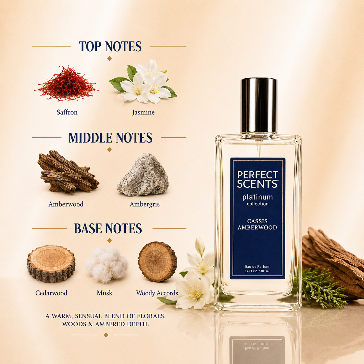 Perfect Scents Cassis Amberwood | Inspired by MFK's Baccarat Rouge 540 - Image 2