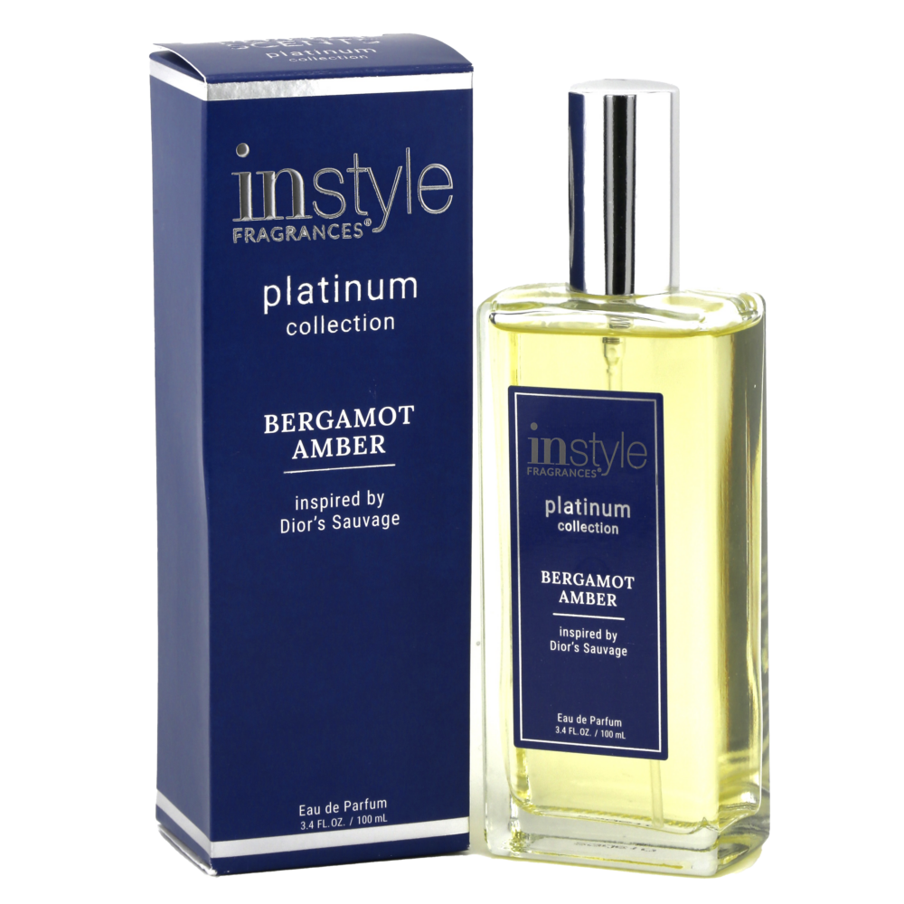 InStyle Fragrances Platinum Collection Bergamot Amber - Inspired by Dior's Sauvage