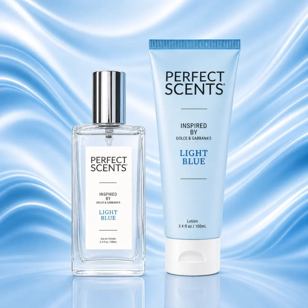 Perfect Scents Fragrance + Lotion Pack | Inspired by D&G's Light Blue