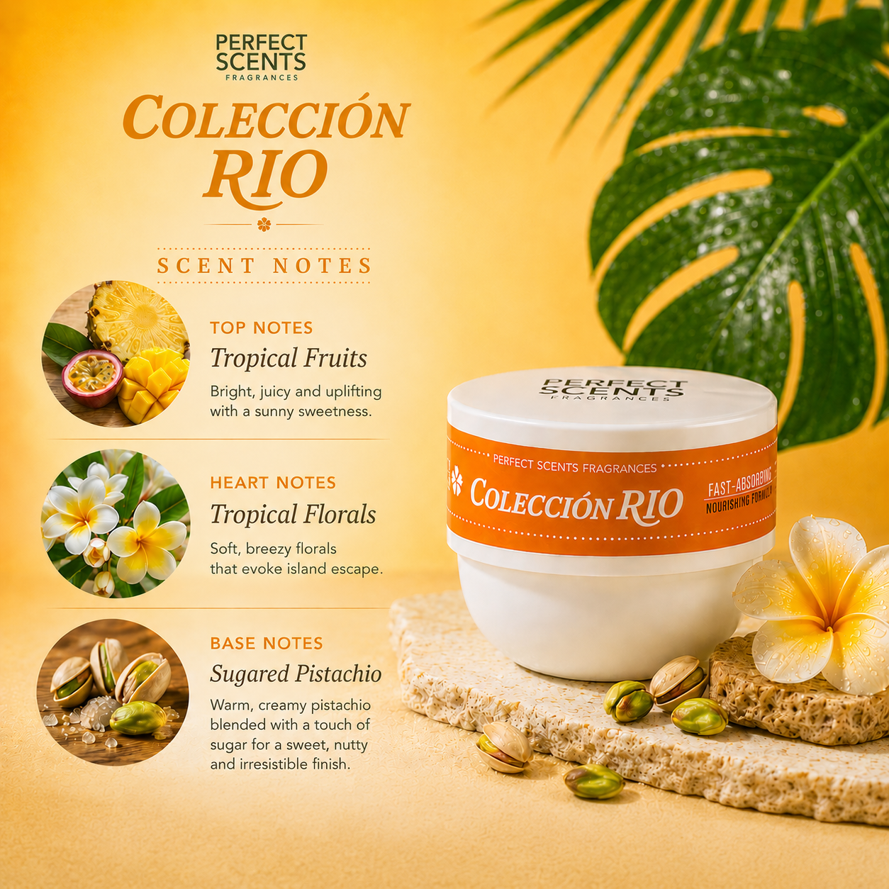 Perfect Scents Colección Rio Sugared Pistachio Body Cream - Image 2