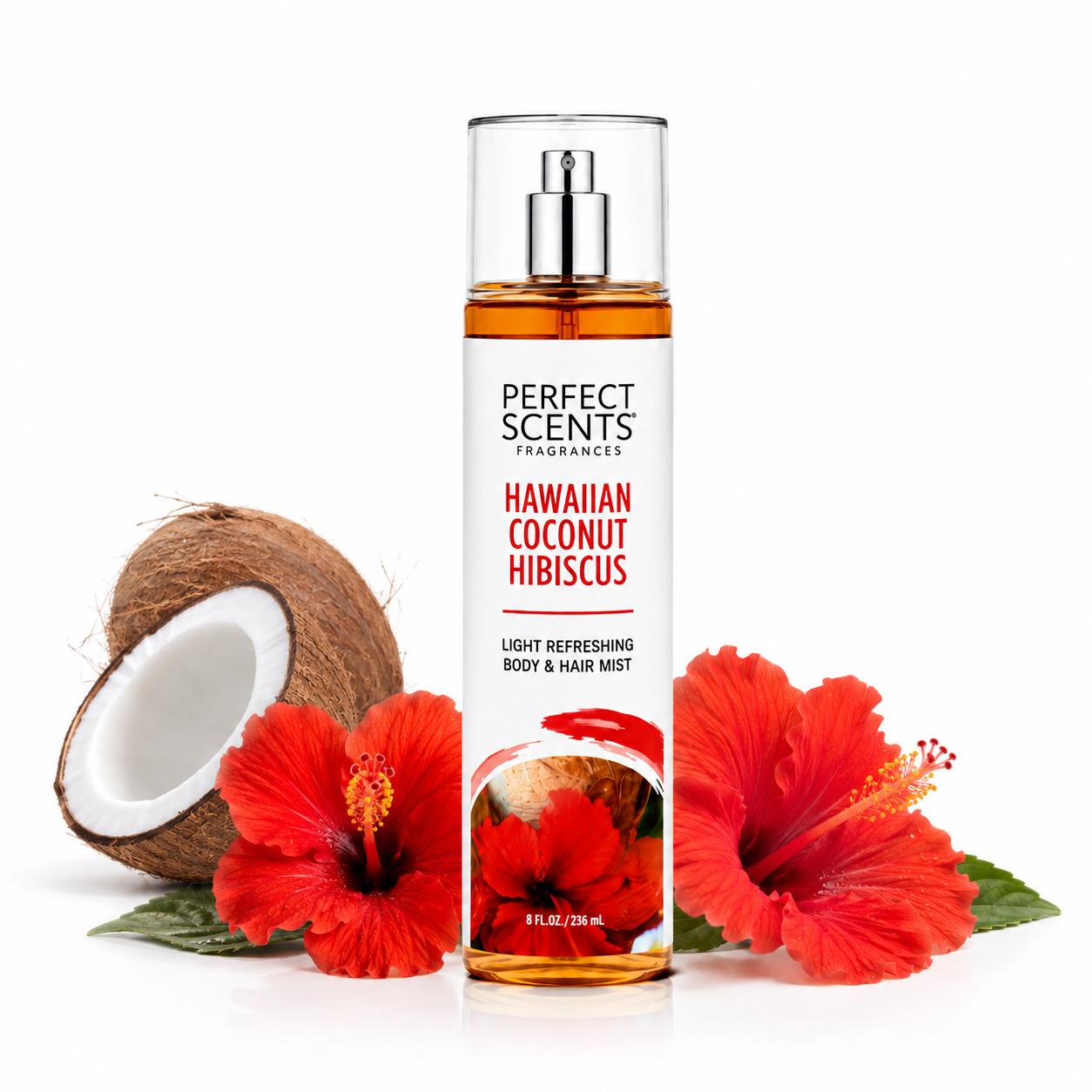Perfect Scents Body & Hair Mist - Hawaiian Coconut Hibiscus